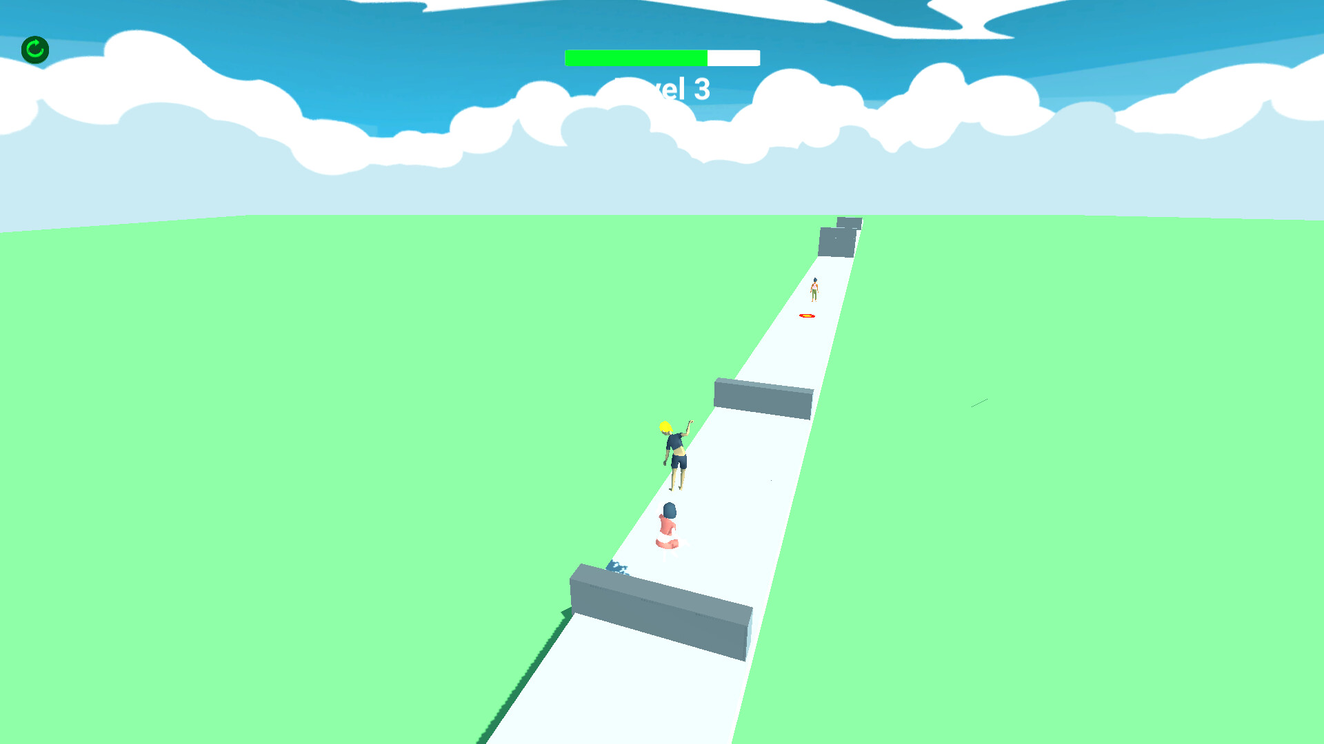People Jumping Tower