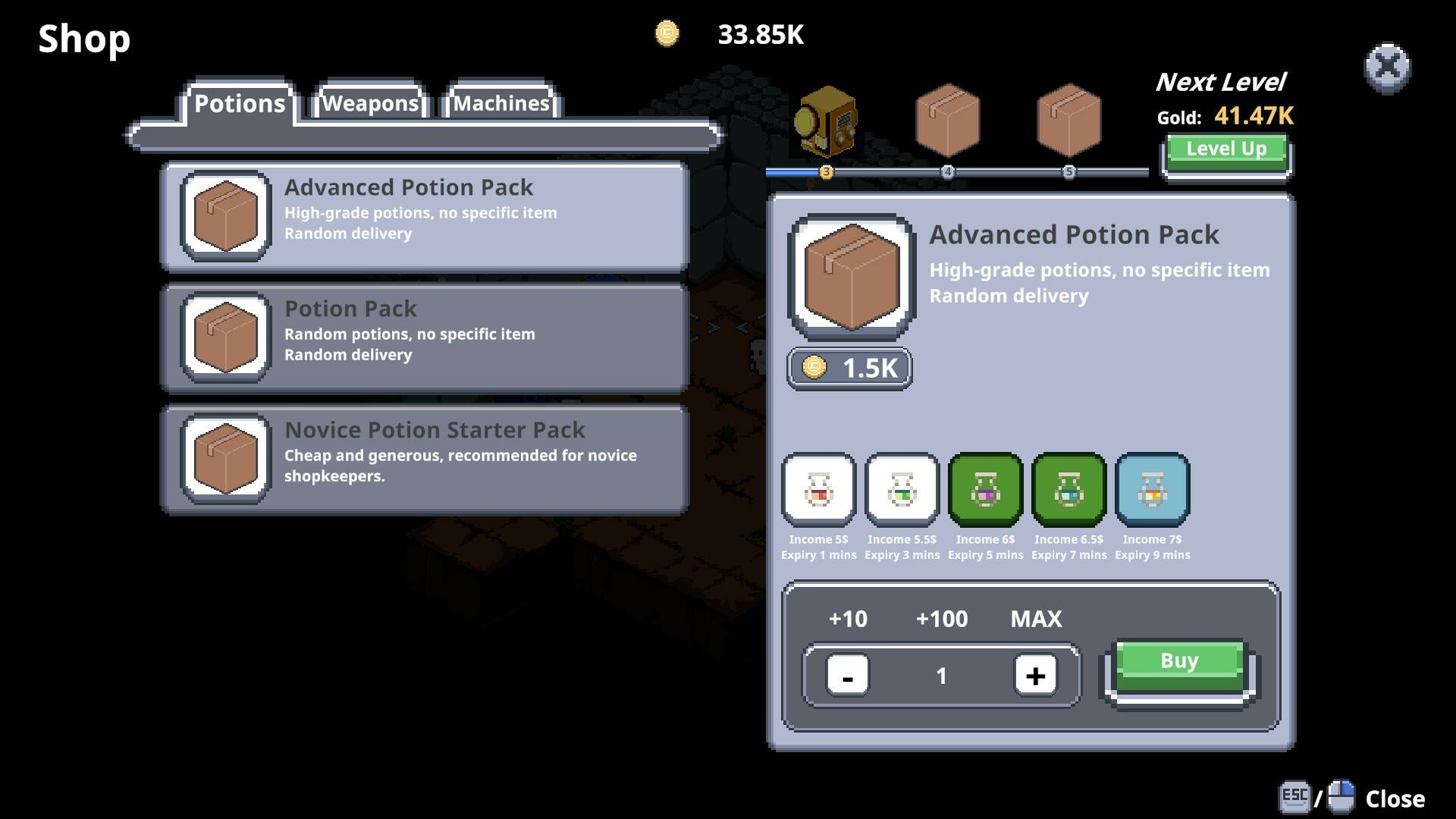 Dungeon Vending Machines