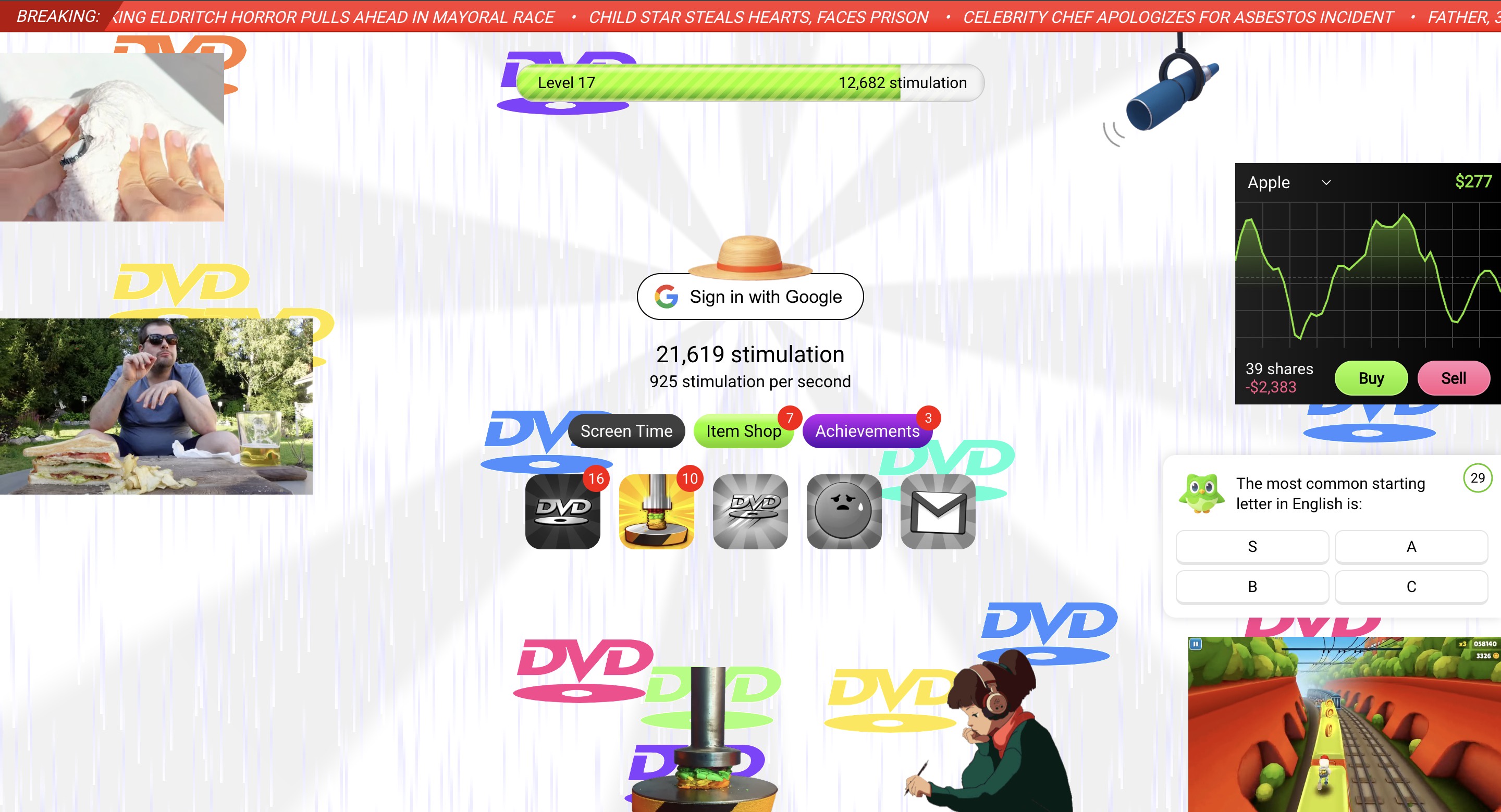 Stimulation Clicker