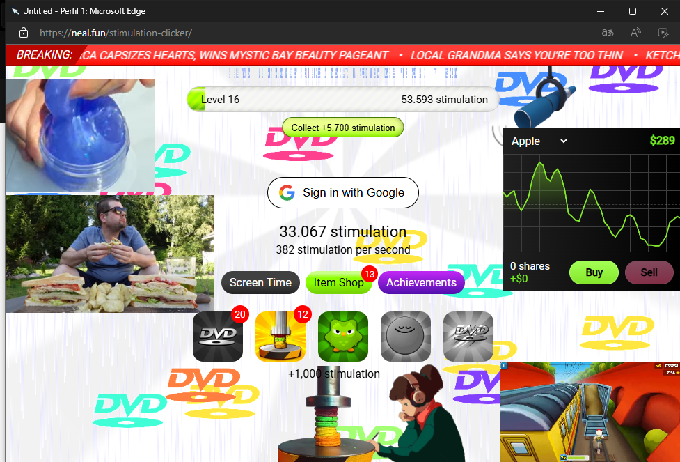Stimulation Clicker