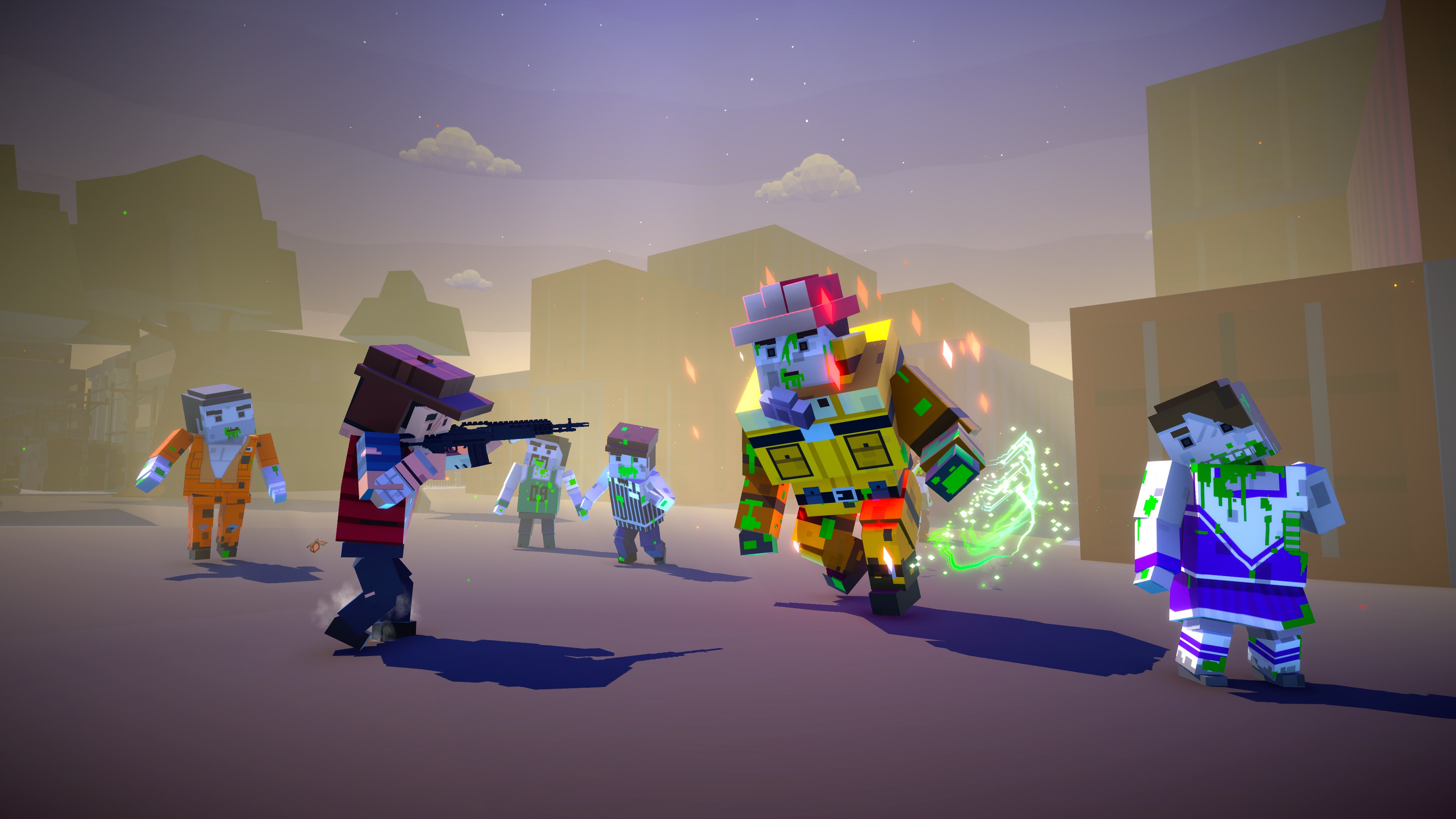 Zombie Blocks: Pixel Shooter Gun
