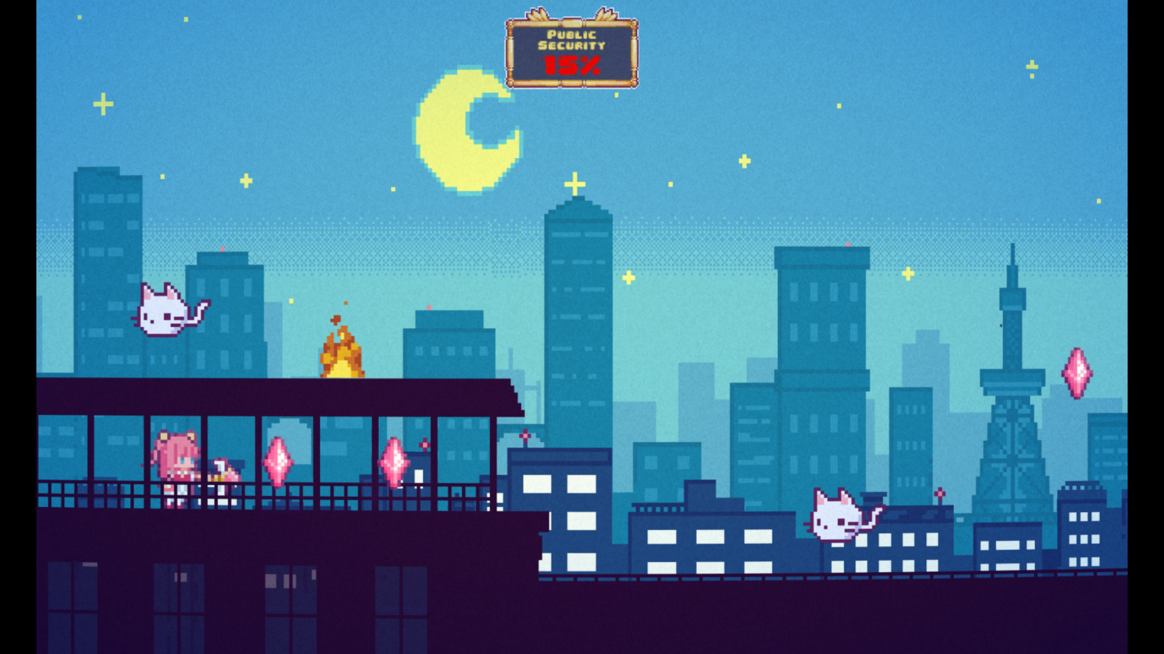 Magical Girls vs. Cat Aliens