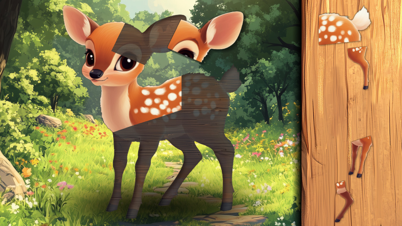 Puzzle Adventures: Forest Animals