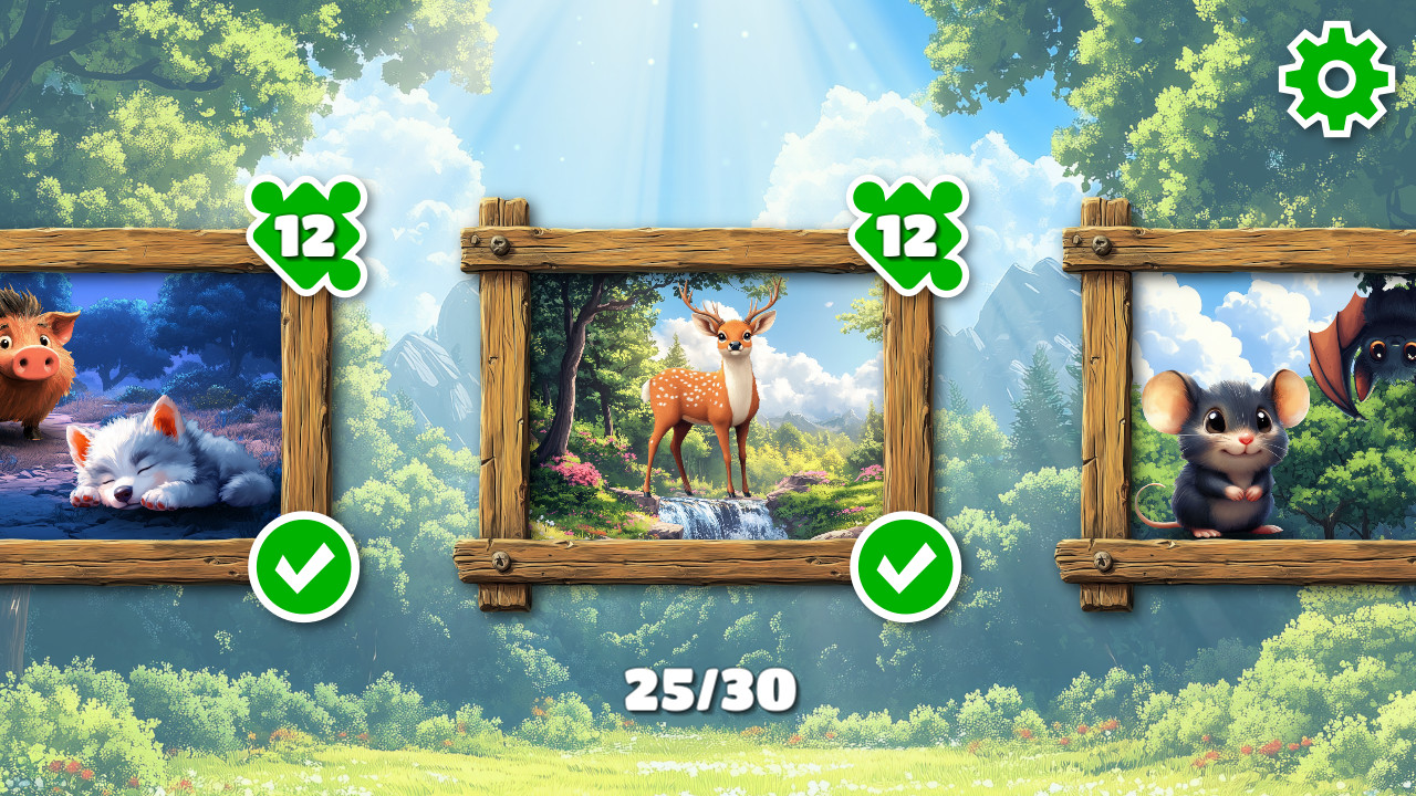 Puzzle Adventures: Forest Animals