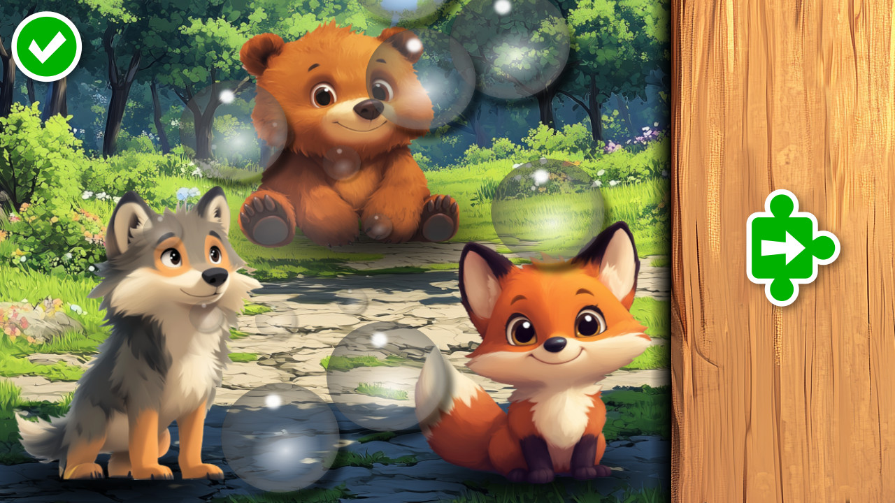 Puzzle Adventures: Forest Animals