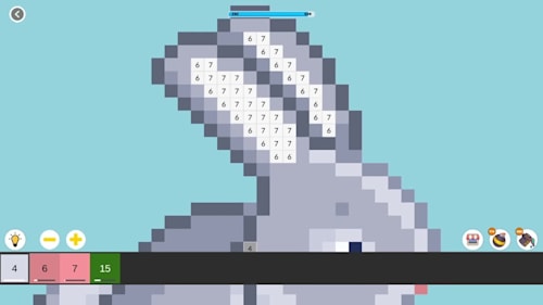 Pixel House: Color by Number