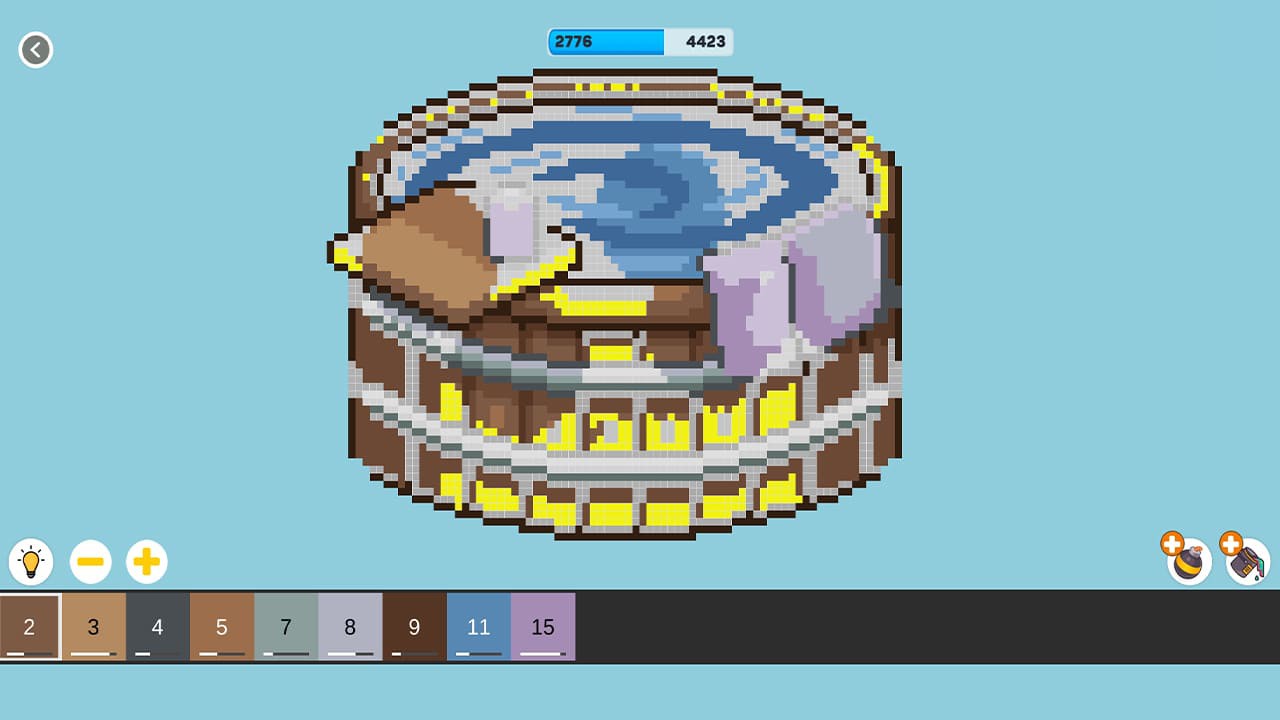 Pixel House: Color by Number