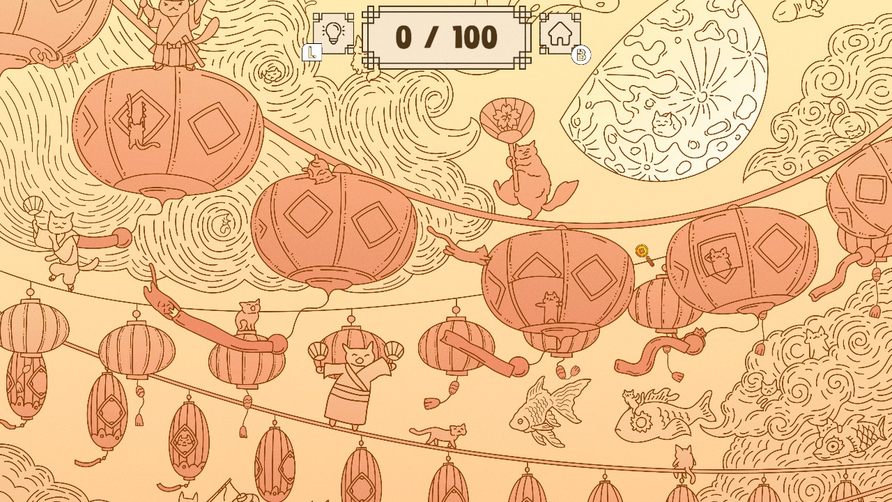 Cats Visiting Lunar New Year