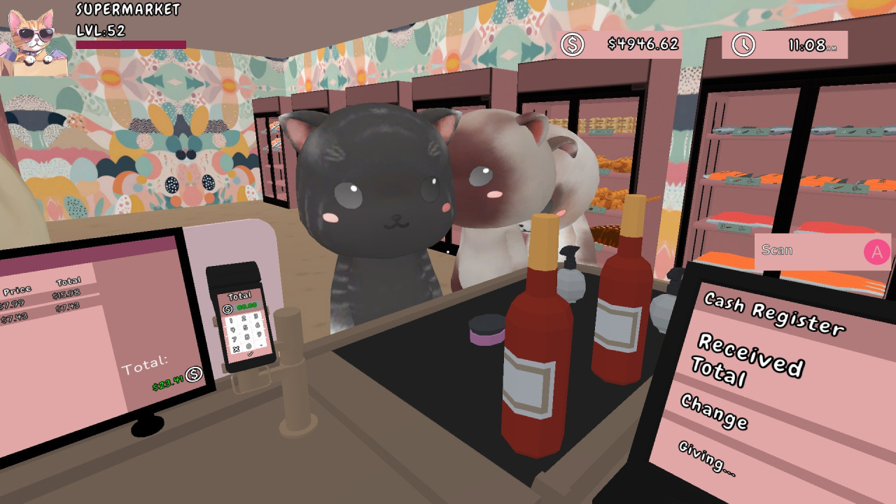 Cat MeowMart: Supermarket Simulator