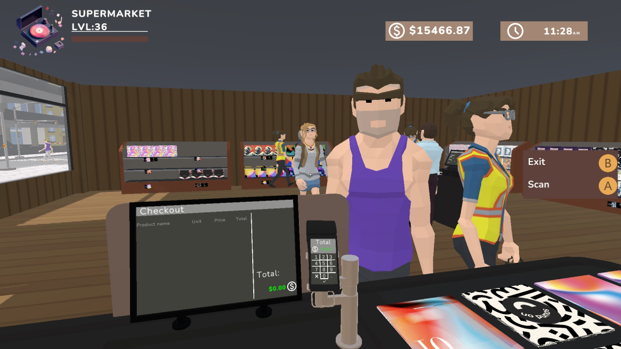 All-Star Supermarket Simulator: Vinyl Vibes