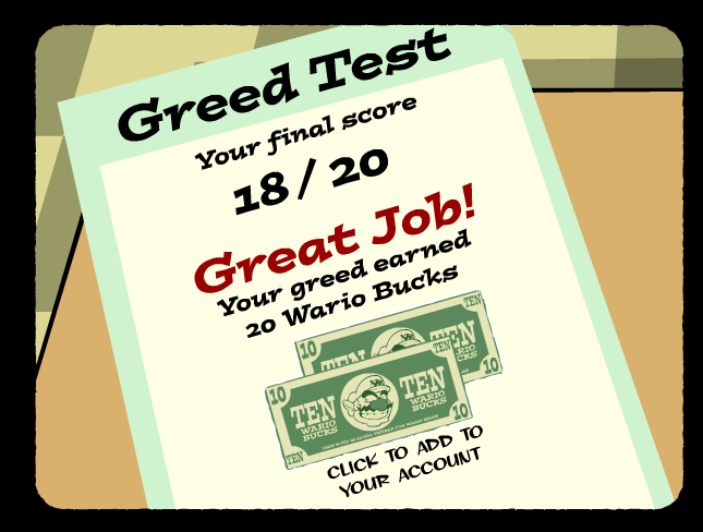 Greed School Test