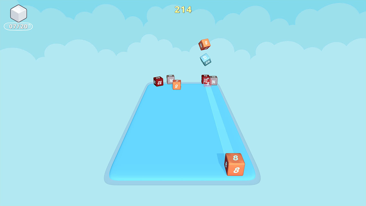 Sliding Cubes 2048 Mania