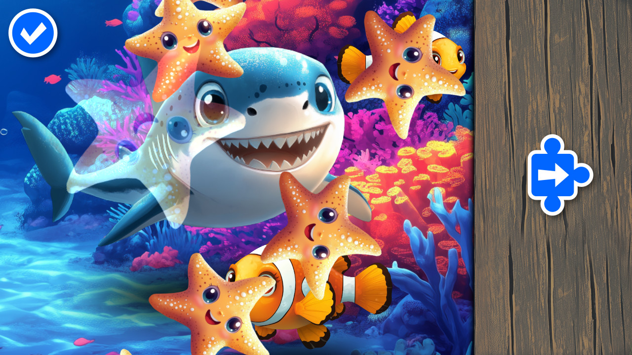 Puzzle Adventures: Sea Animals