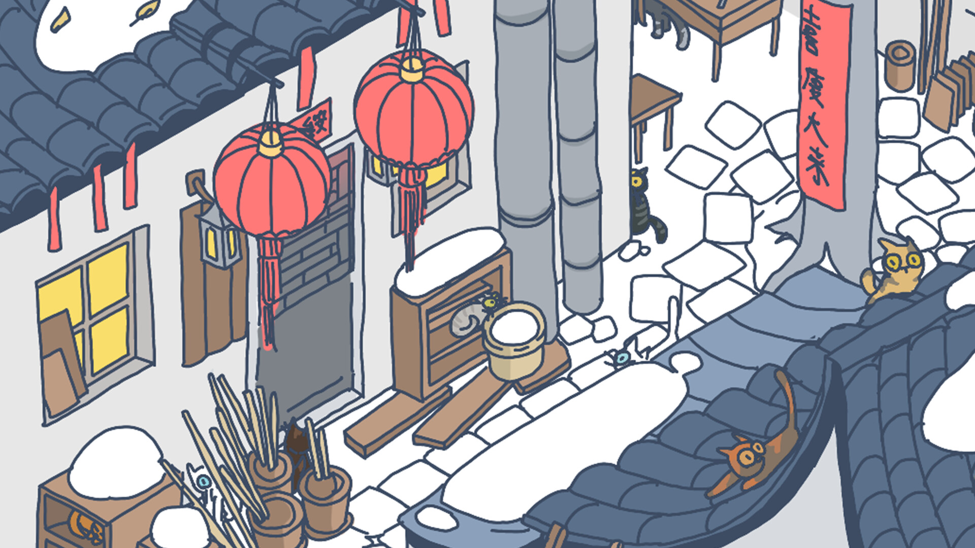 Hidden Cats: Spring Festival