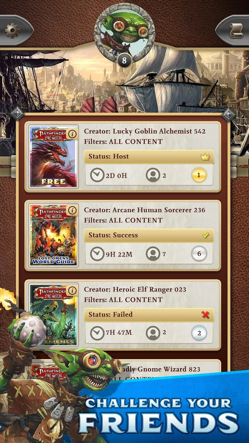 Lore Masters: Pathfinder