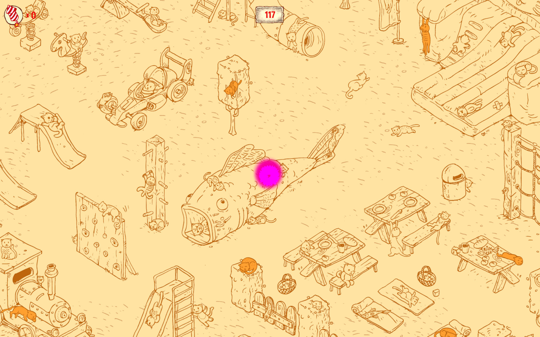 100 Hidden Cats: Playground