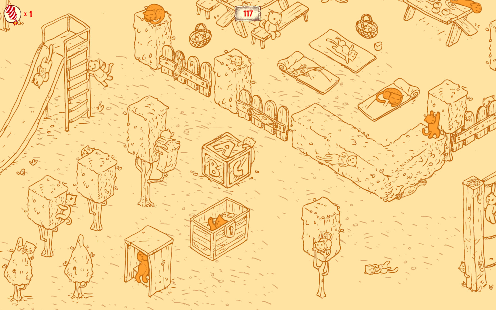 100 Hidden Cats: Playground
