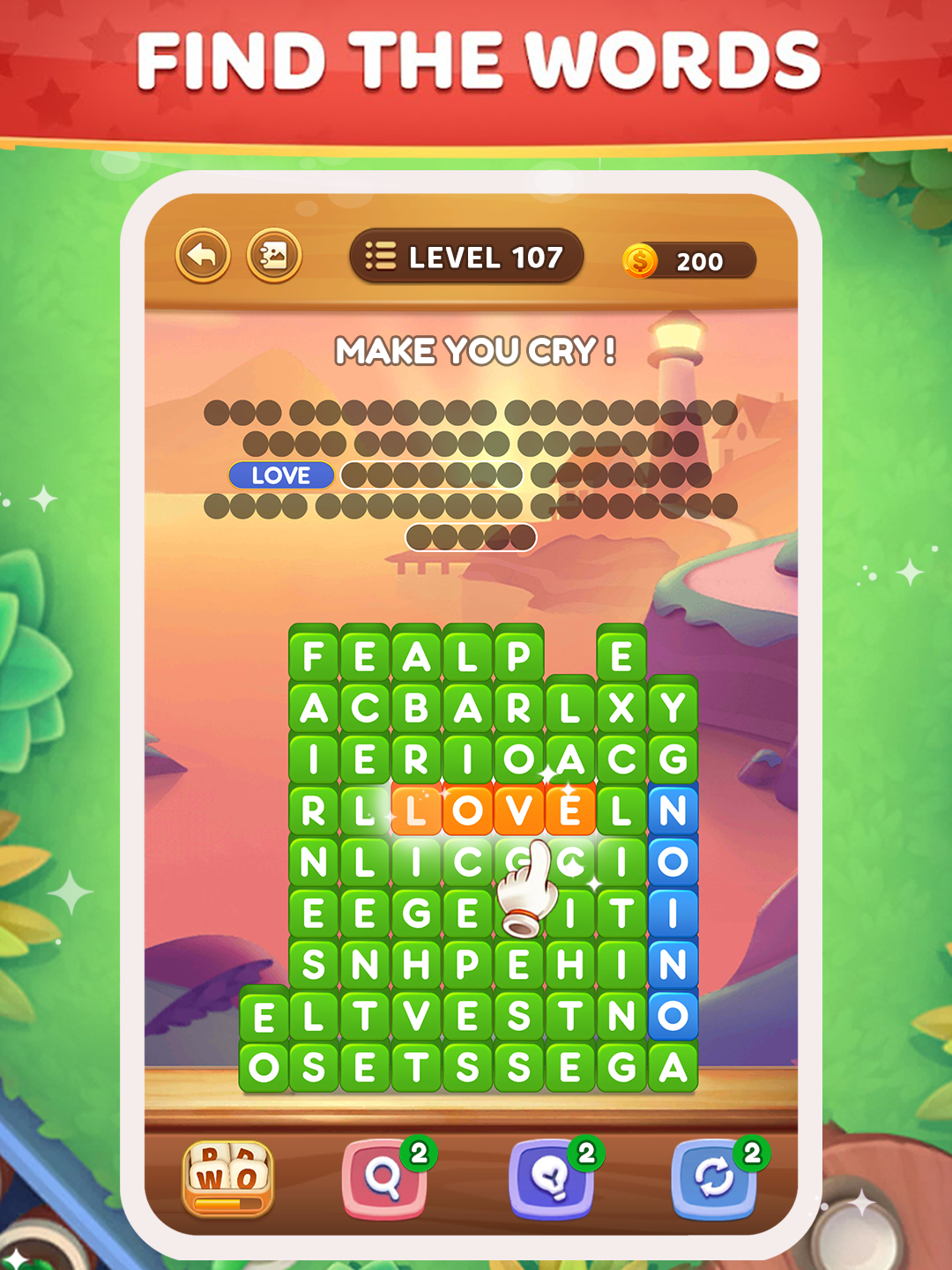 Word Tower Puzzle