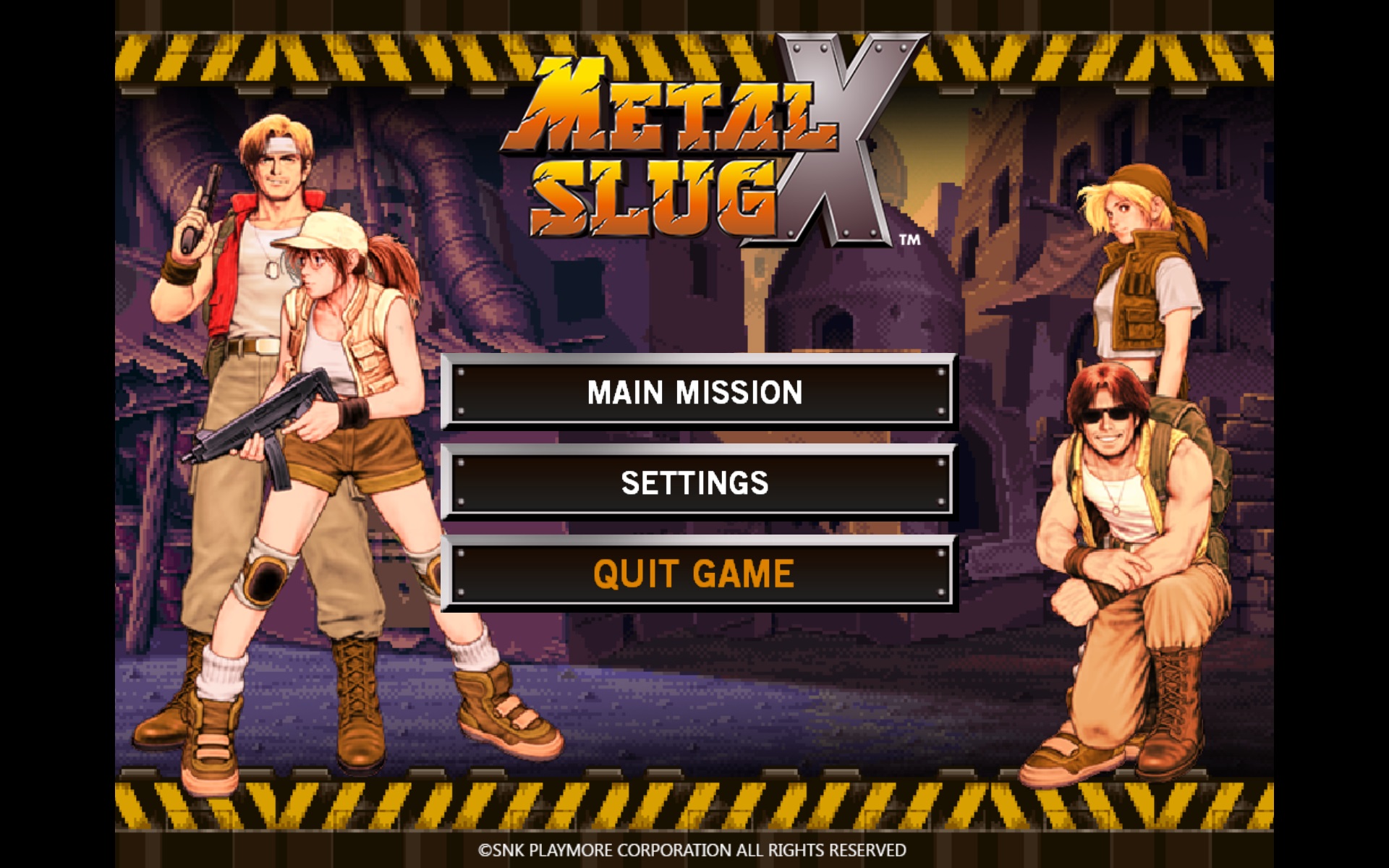 Metal Slug X
