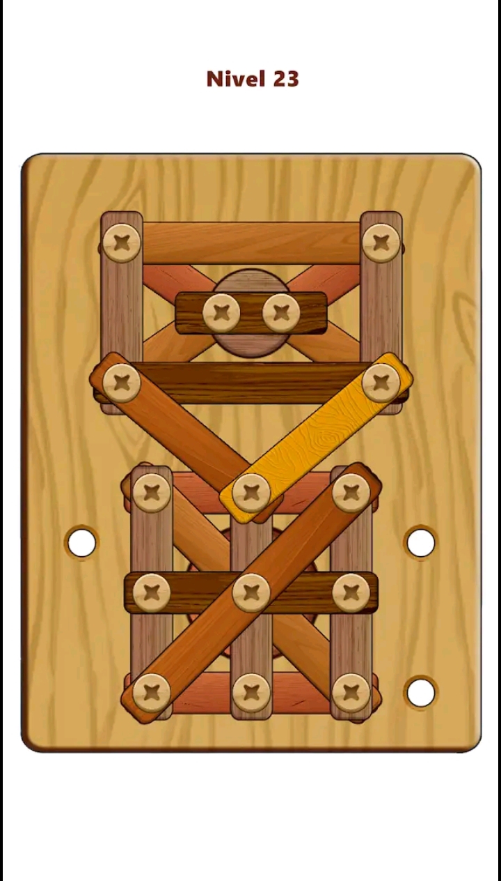 Wood Nuts &amp; Bolts Puzzle