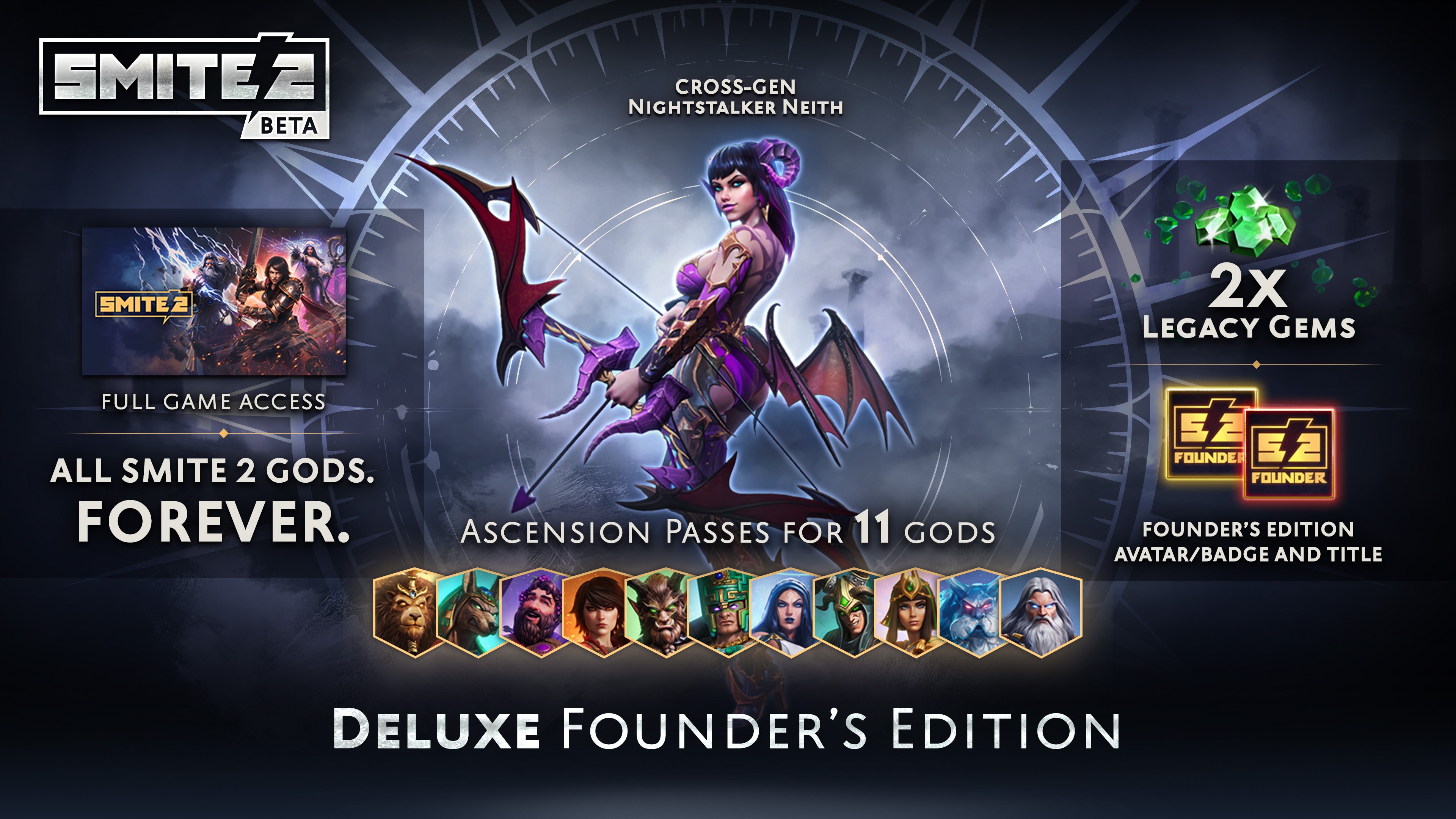 Smite 2: Deluxe Founder’s Edition