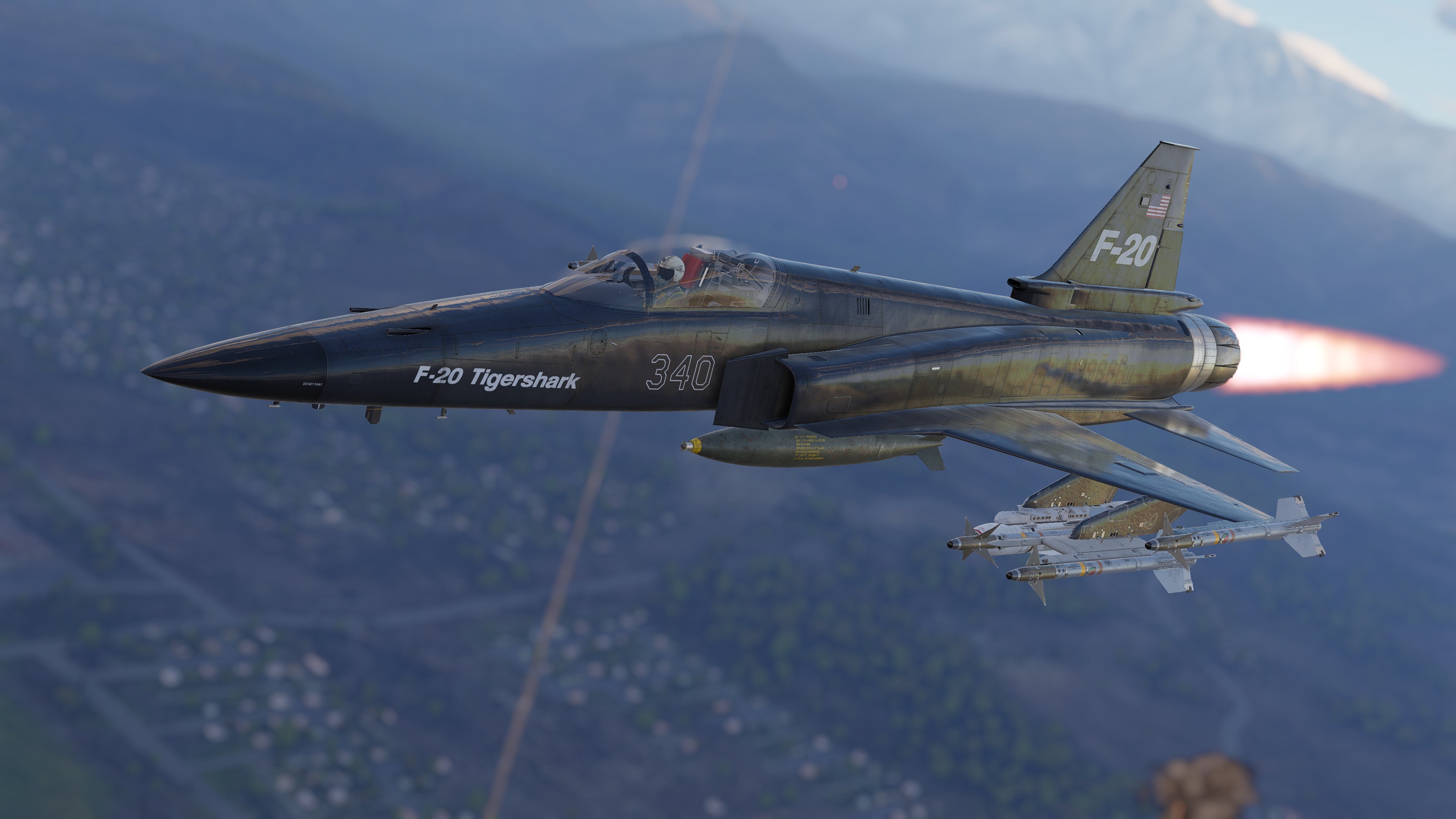 War Thunder: F-20A Tigershark Pack
