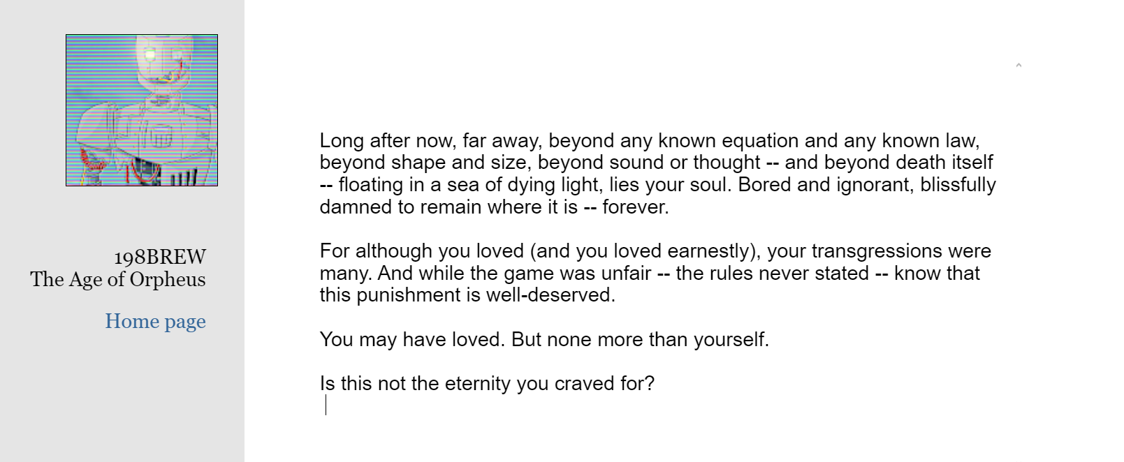 198BREW: The Age of Orpheus