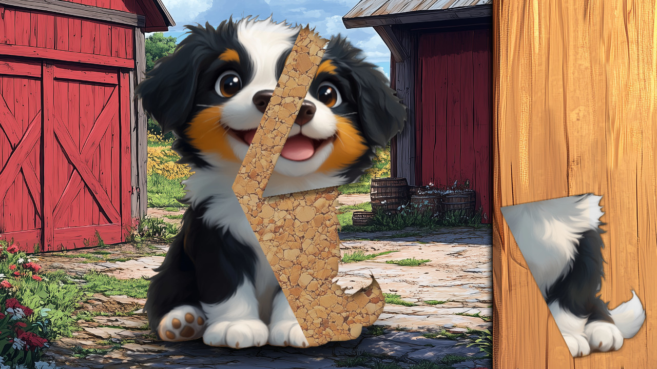 Puzzle Adventures: Farm Animals