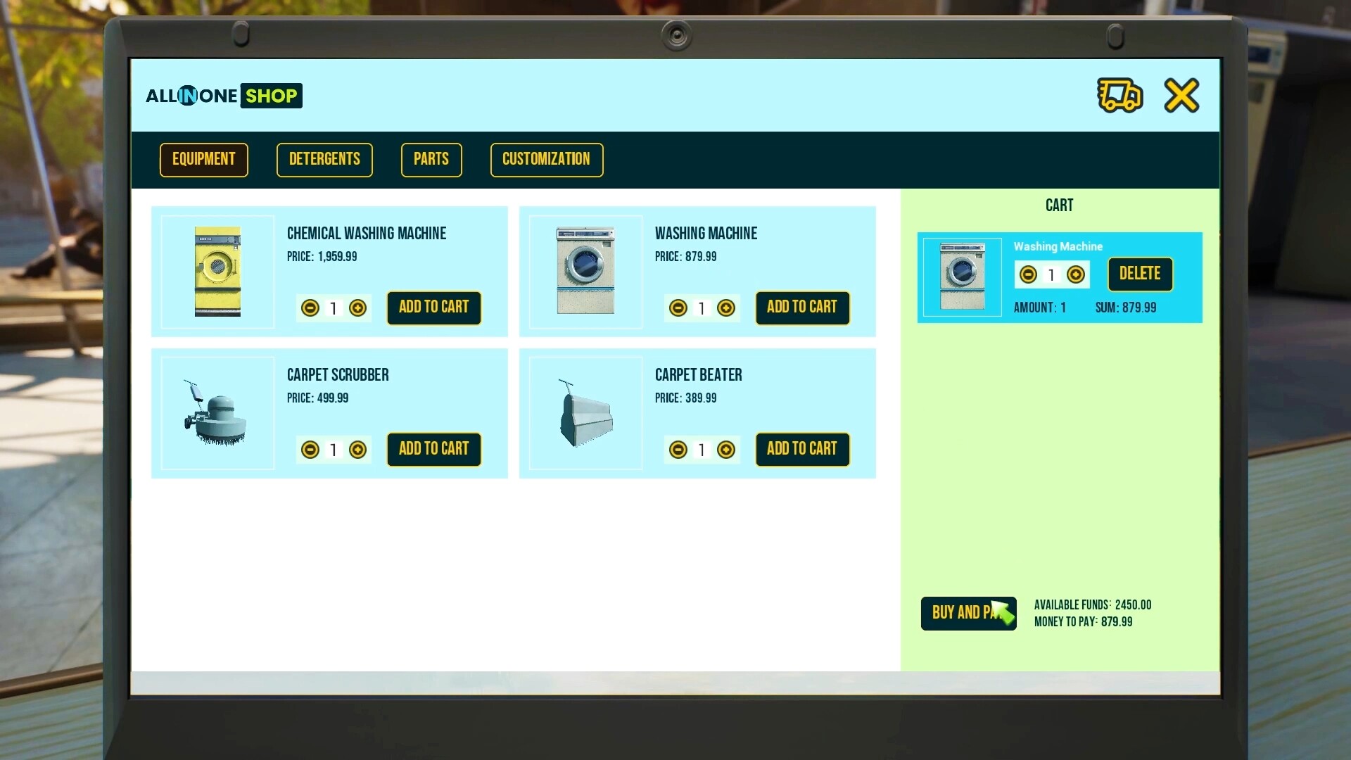 Laundering Simulator