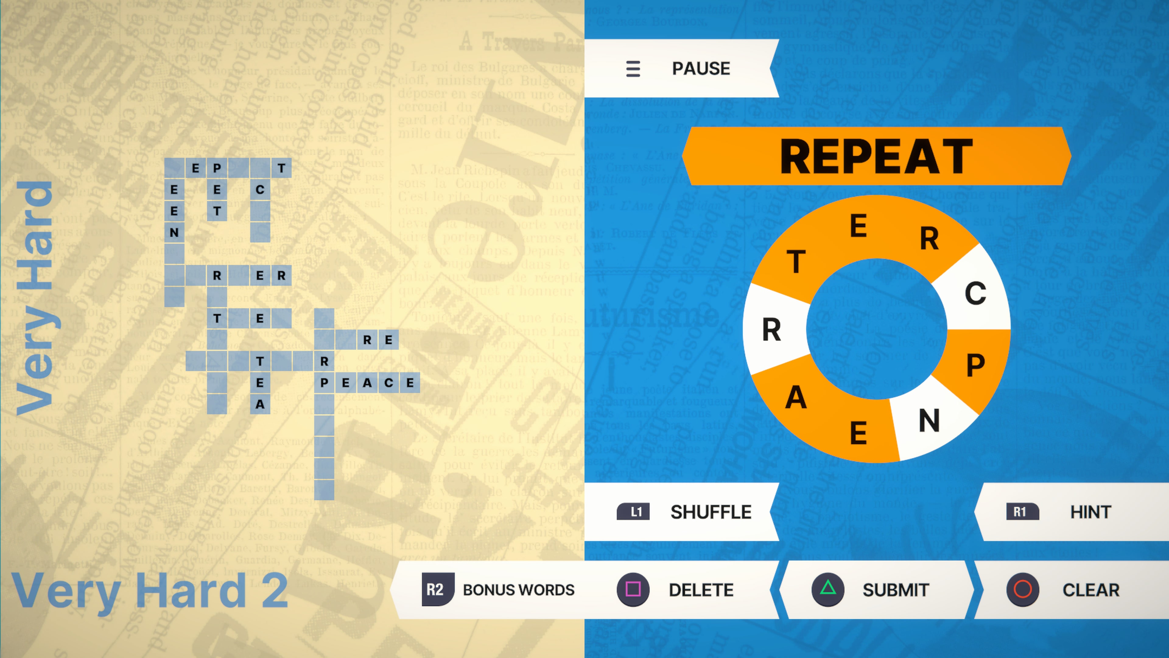 Wheel of Words: Crossword