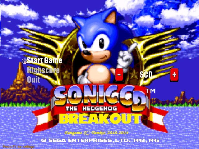 Sonic CD Breakout