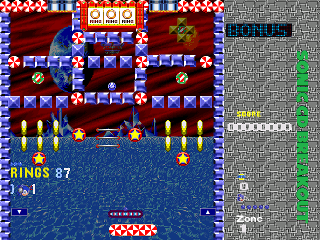 Sonic CD Breakout
