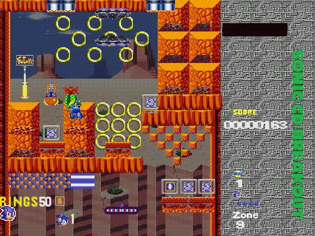 Sonic CD Breakout