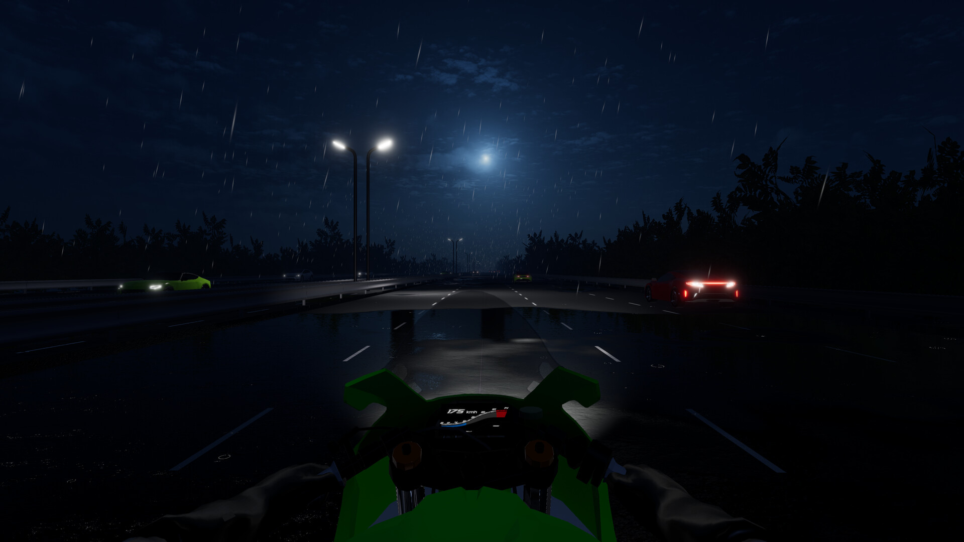 Motorcycle Night Ride