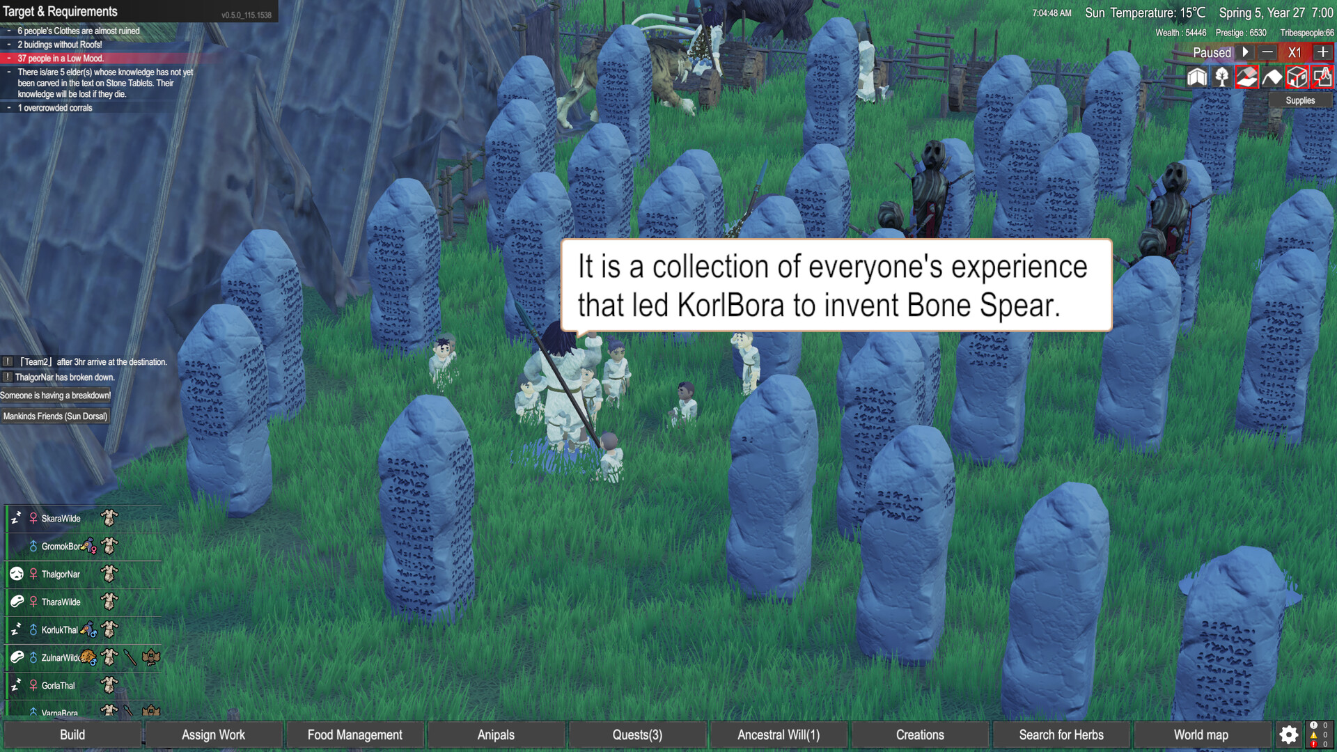 Primitive Society Simulator