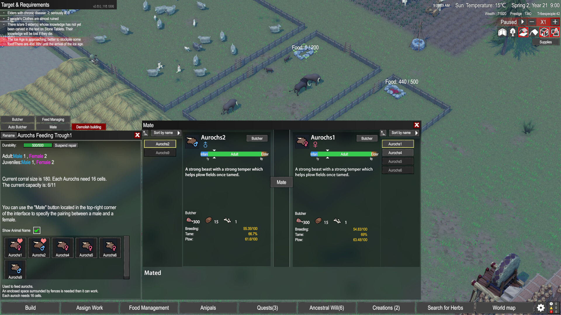 Primitive Society Simulator