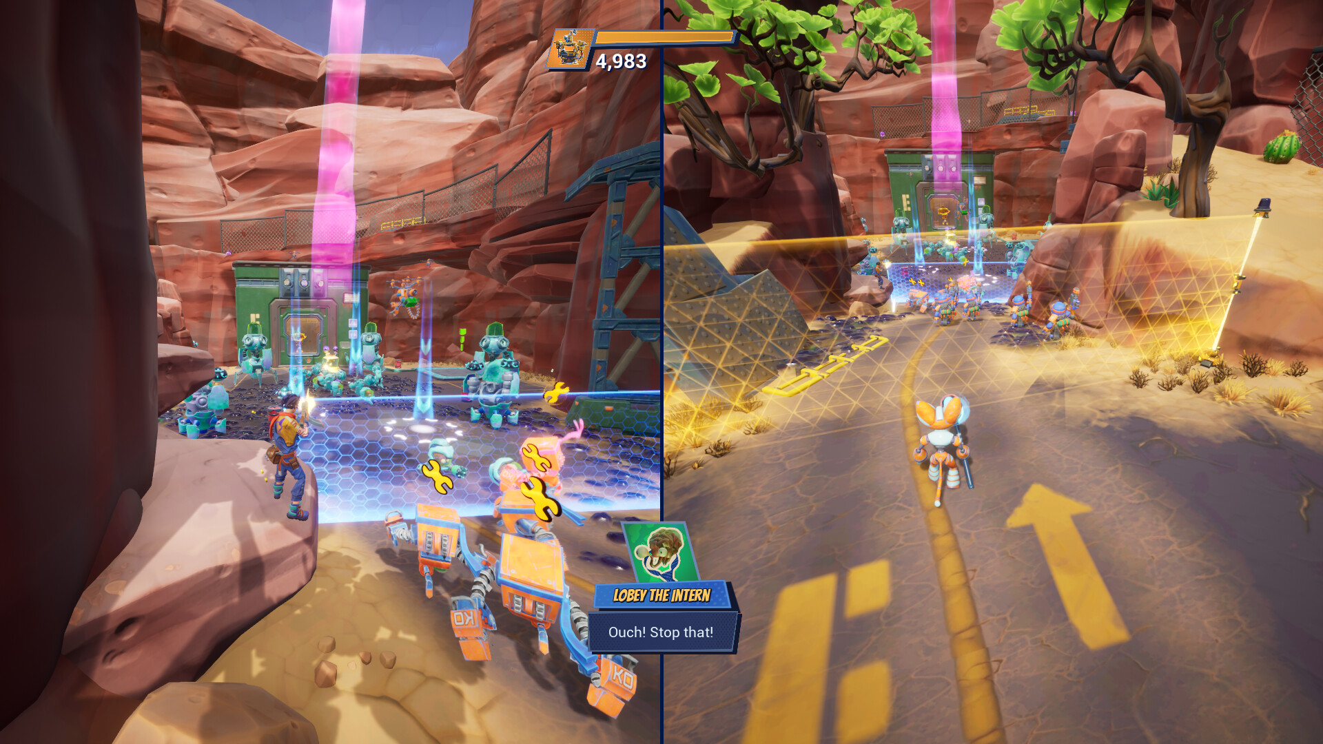 Chip ‘n Clawz vs. The Brainioids