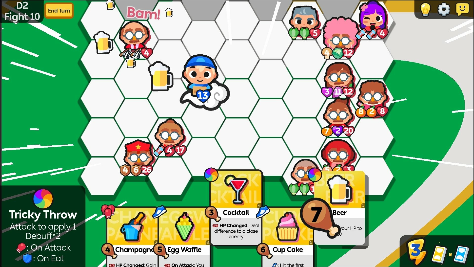 Food Fight Fiesta: Multi-Use Cards