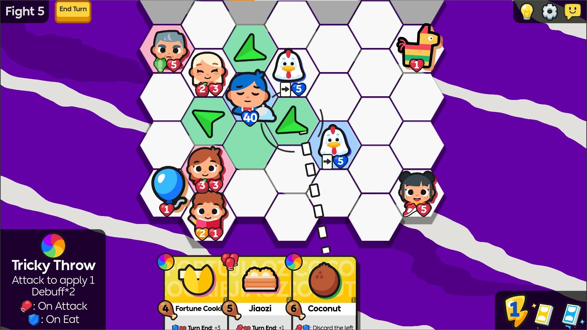 Food Fight Fiesta: Multi-Use Cards
