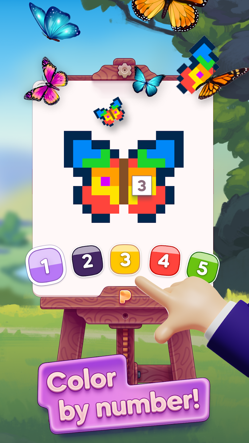 Pixelwoods: Coloring Book &amp; Decor