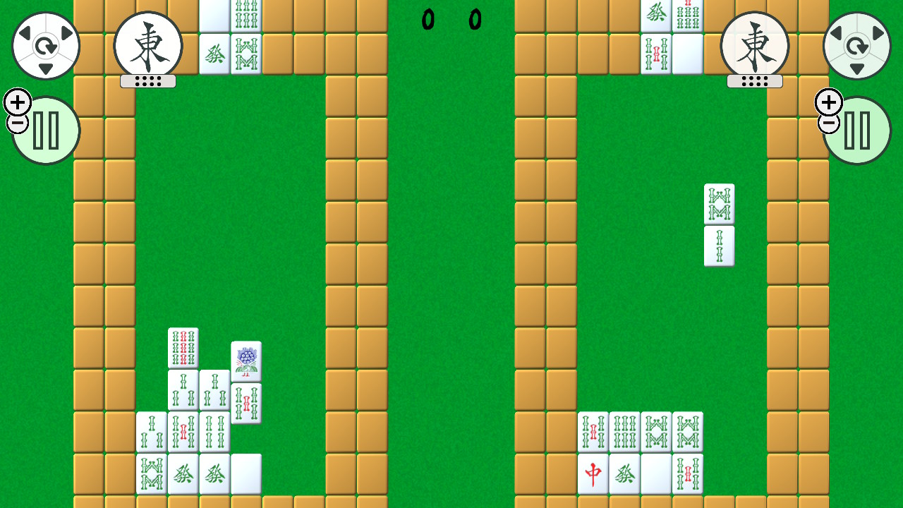Mahjong Cascade: Bamboo and Dragons