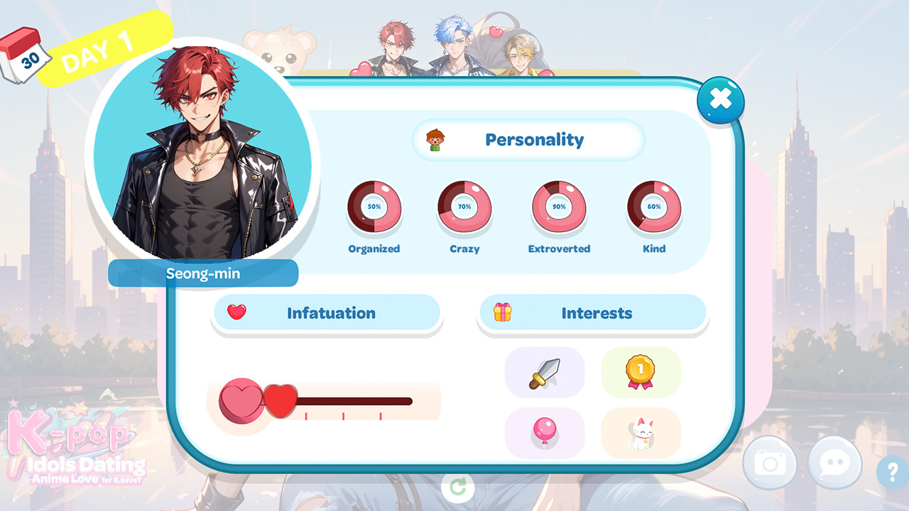 K-pop Idols Dating: Anime Love for B.SeveT