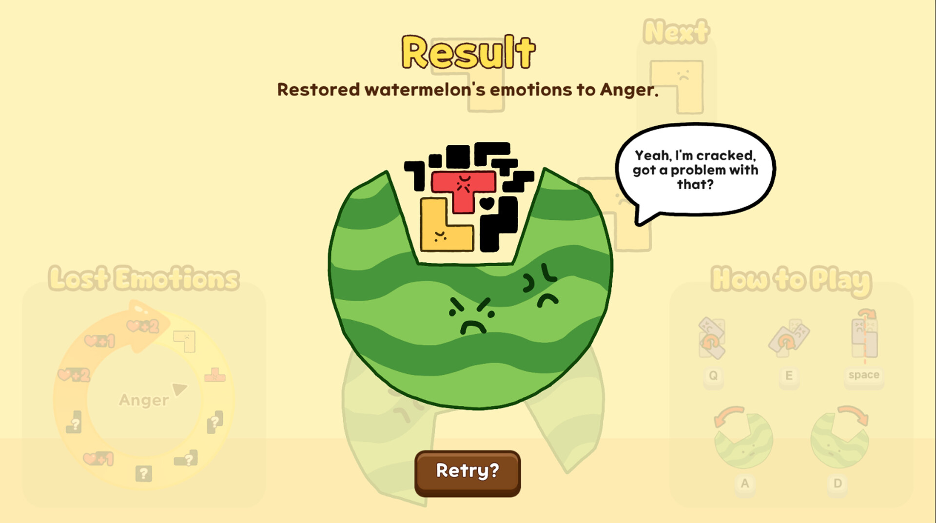 Watermelon (with a Broken Head) Game