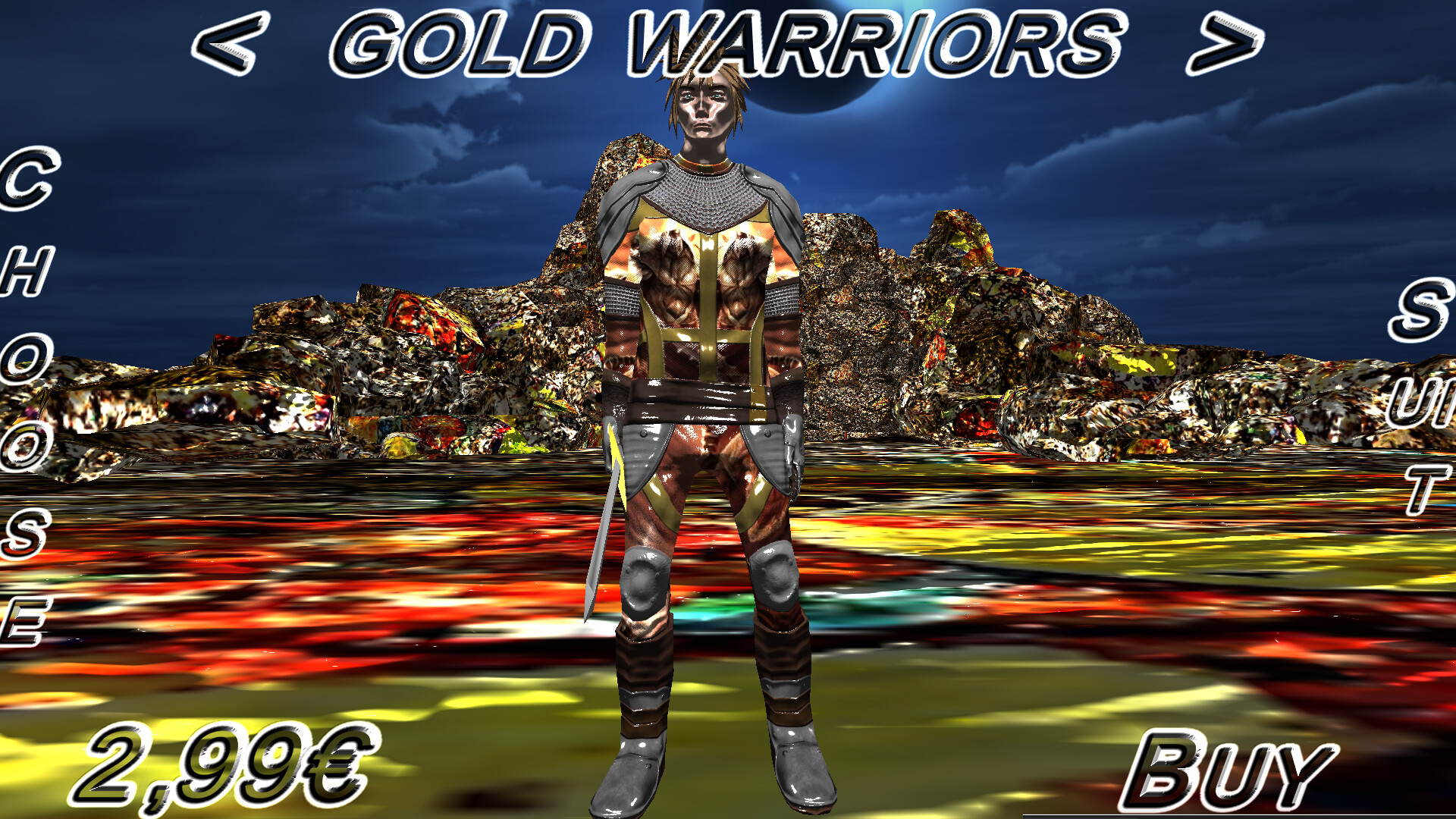 Hack And Slash Fury: Gold Warriors Armor