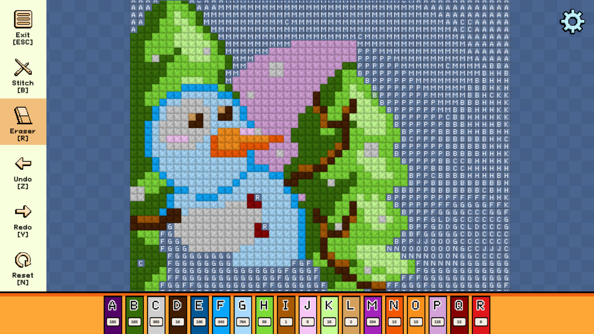 Pixel Cross Stitch: Winter Pack 3