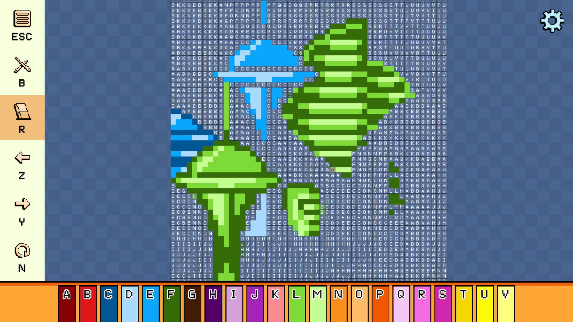 Pixel Cross Stitch: Color by Number – Alien Worlds Pack 2