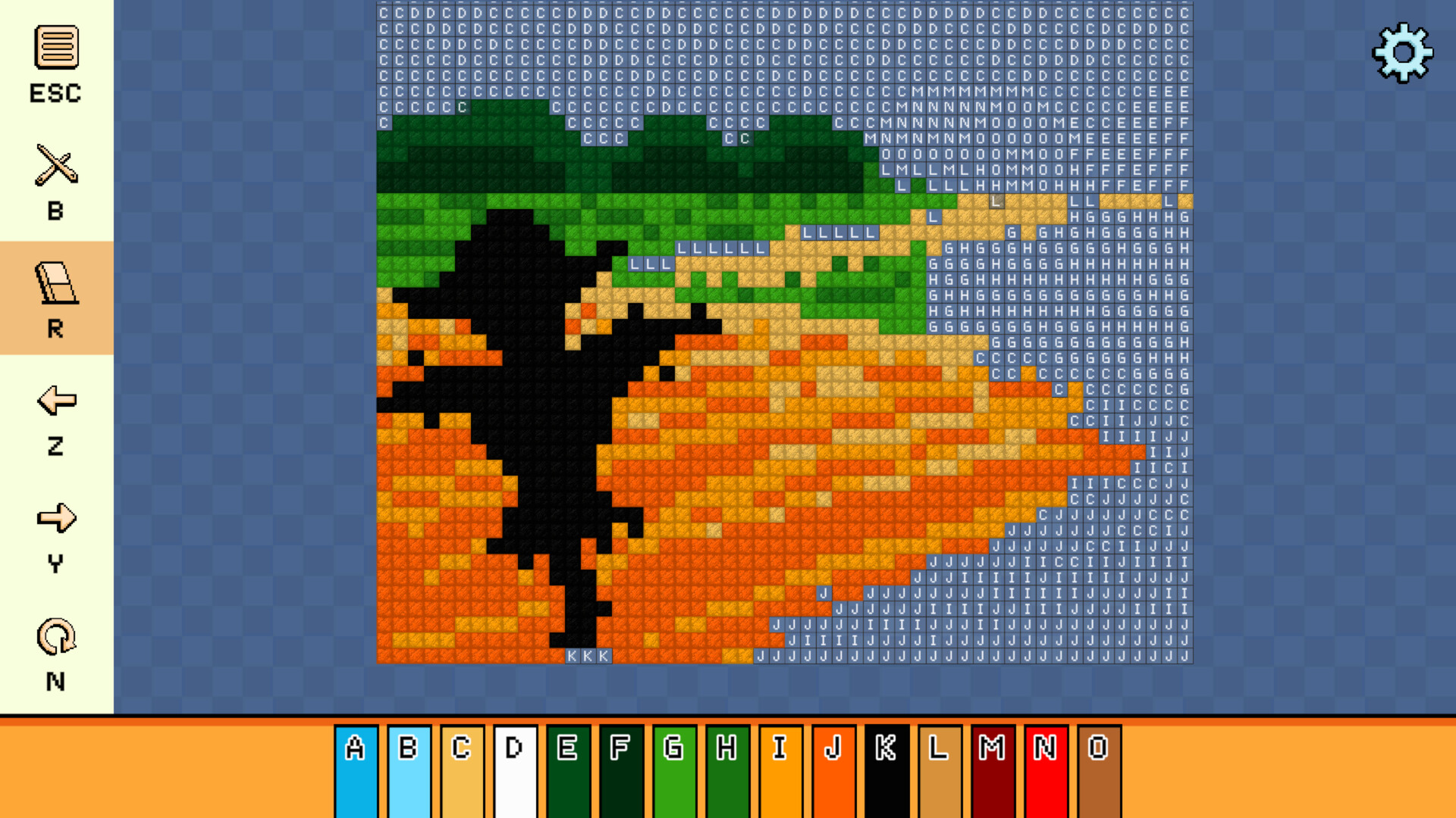 Pixel Cross Stitch: Color by Number – Landscapes Pack 2