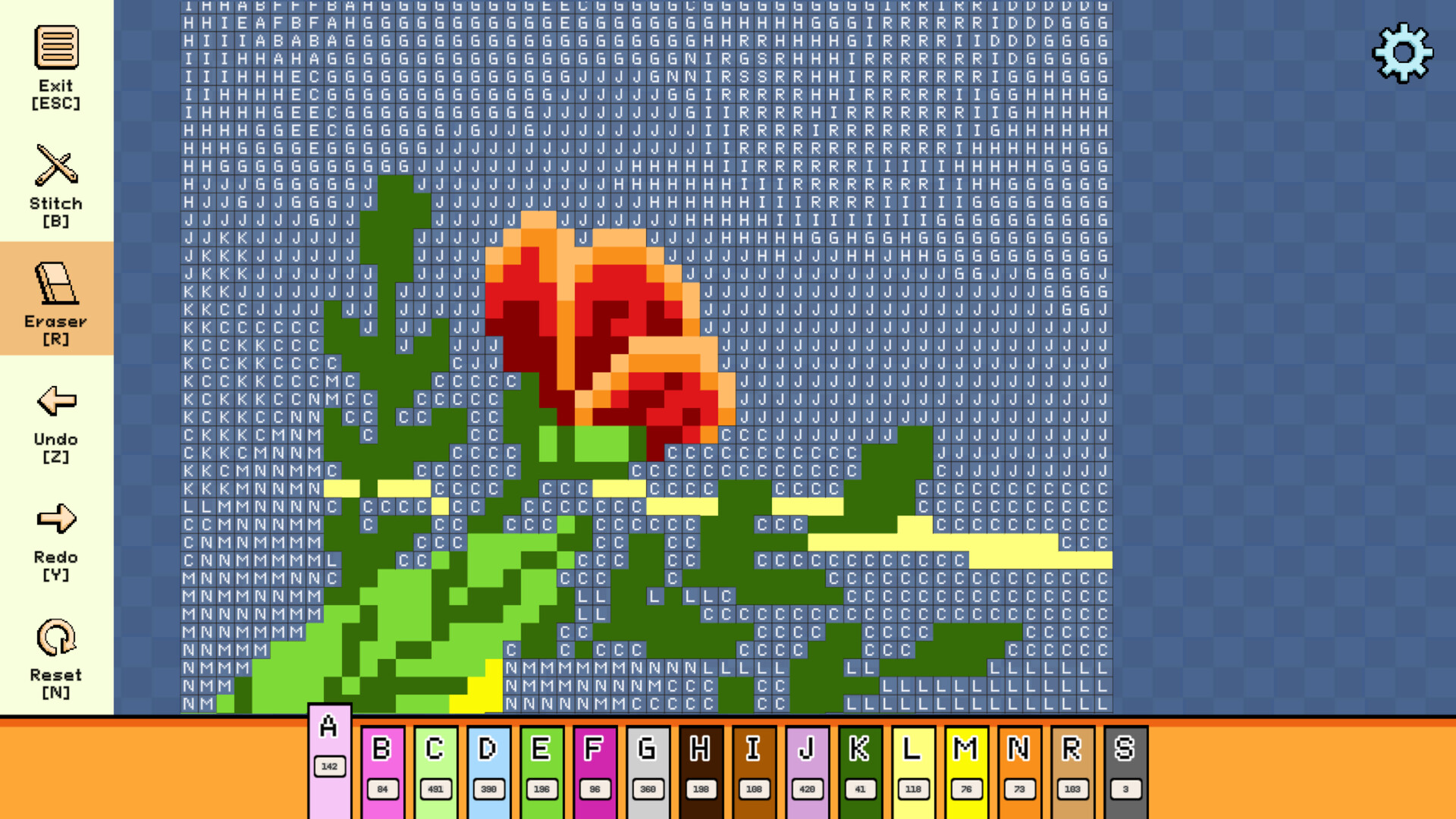 Pixel Cross Stitch: Color by Number – Spring Pack
