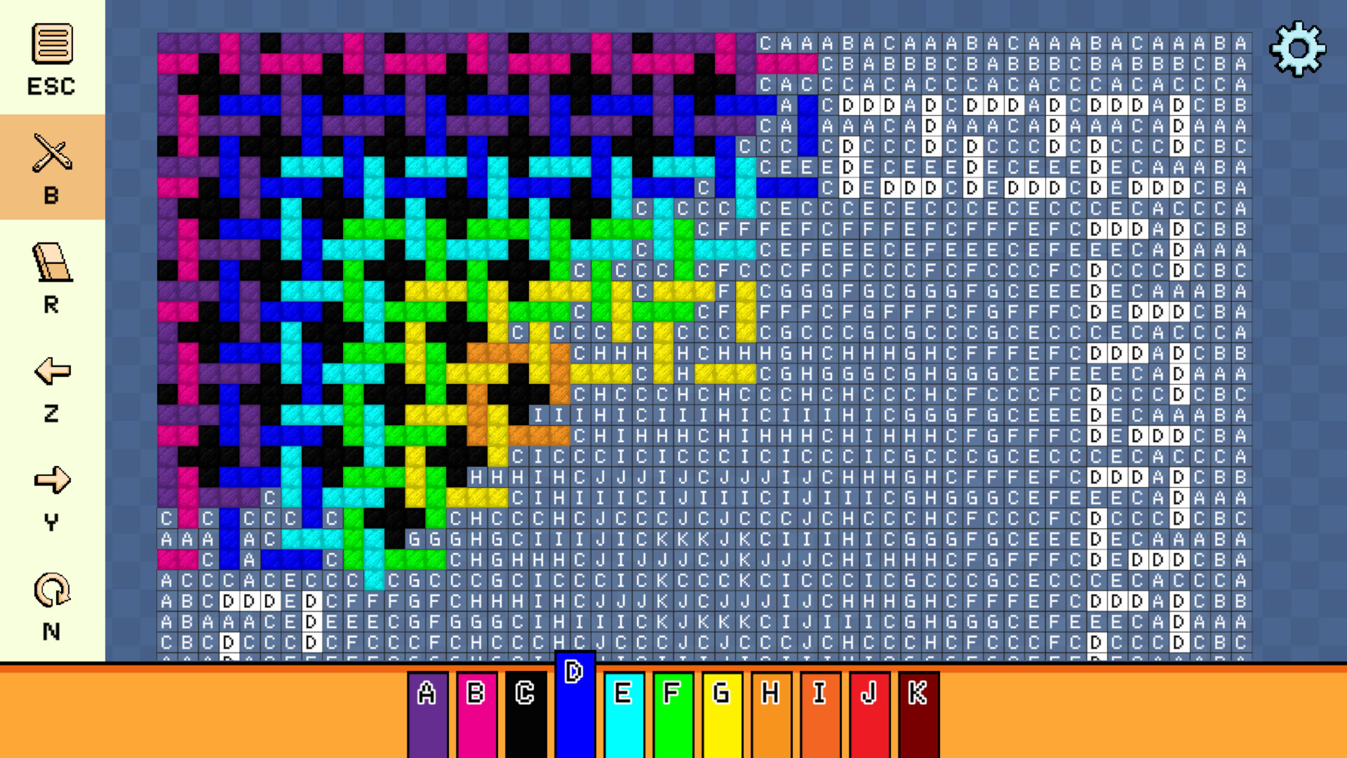 Pixel Cross Stitch: Color by Number – Simple Patterns Pack 4