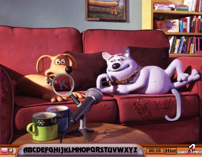 Hidden Alphabets: Wallace &amp; Gromit